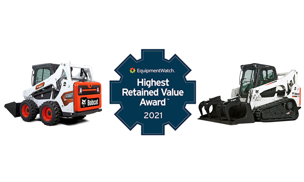 Bobcat machines win Highest Retained Value Award for sixth consecutive year