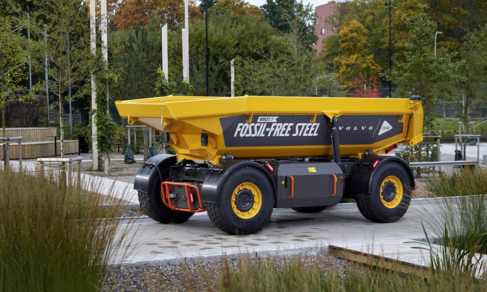 Volvo Group launches world’s first vehicle made with fossil-free steel